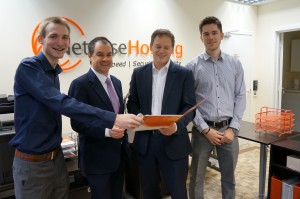 Grant Shapps and Paul Scully visit Netwise Hosting South