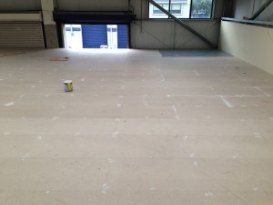 Progress being made with floor filling