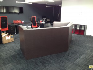 Upholstery completed on our custom NOC lounge seating