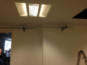 A look at the basket bend configuration as the wall  changes depth mid-data hall