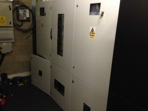 Generator control and distribution cabinets reaching completion