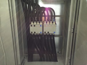 The completed internals of the B-side AMF panel