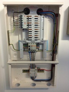 Completed A-side cooling power distribution board