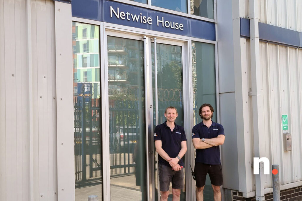 Matthew Butt, Managing Director, and Matt Seaton, Director, stood outside of NLC on the day of its final closure